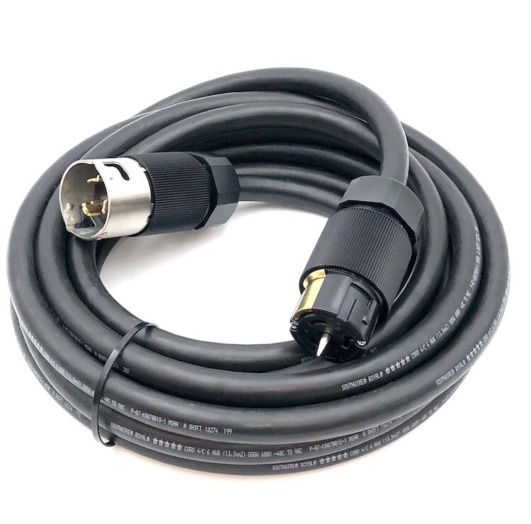 Libra Power® 25' 50 Amp Twist Lock 6/4 SOOW California style Hubbell 125/250V