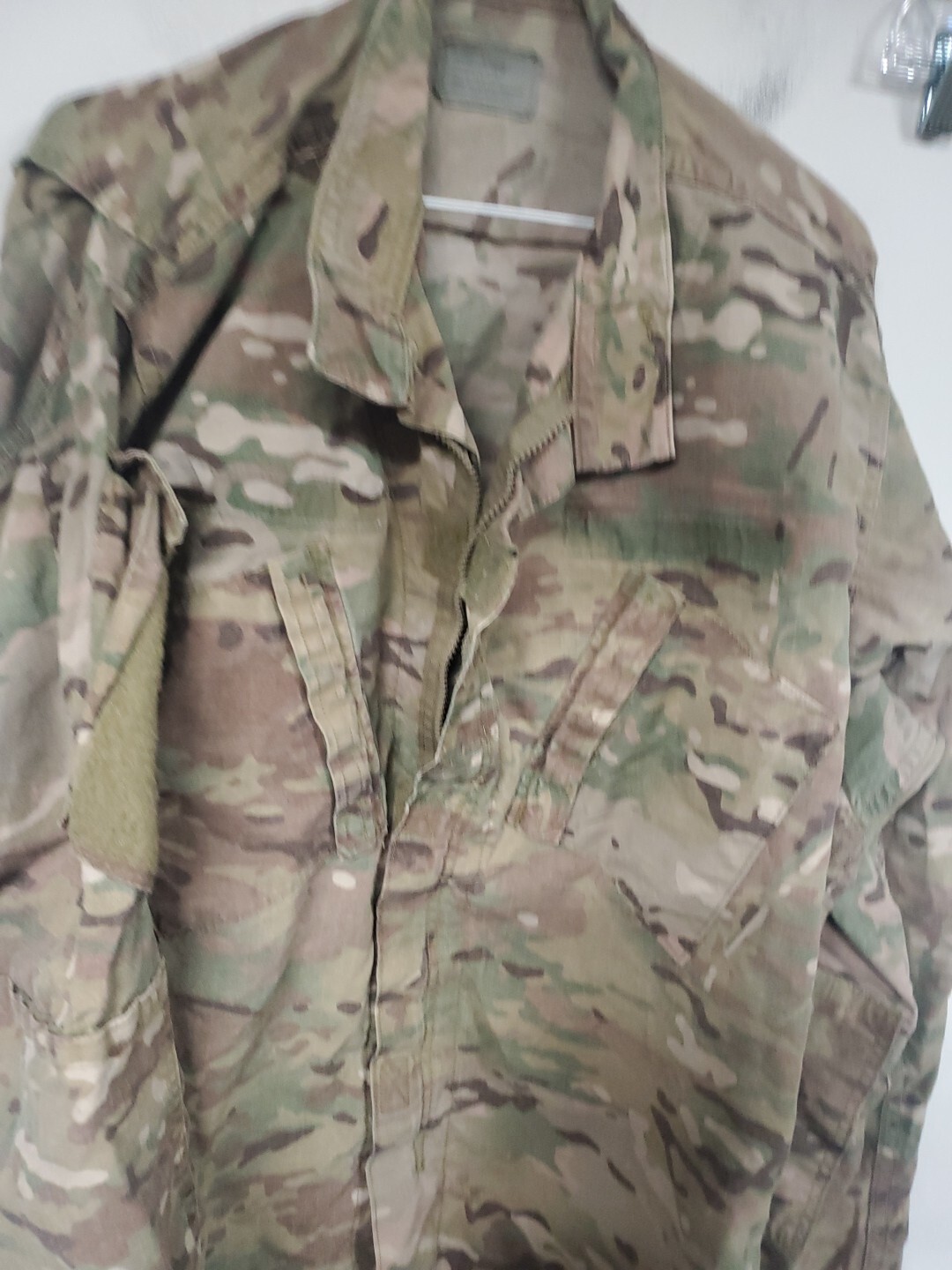 US ARMY ISSUE  MULTICAM  -  FLAME RESISTANT  large X Long  jacket used gg
