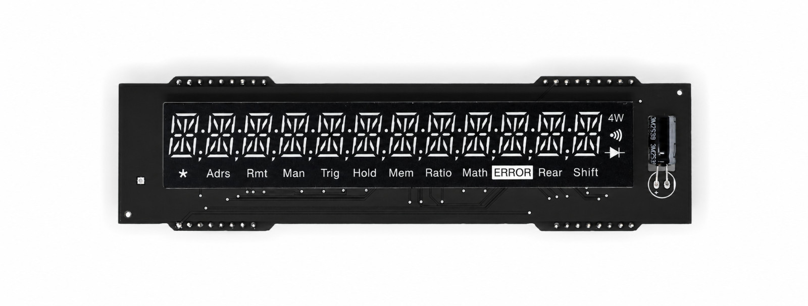 HP / Agilent 34401A VFD to Dual Color LED Display Replacement. LED Conversion