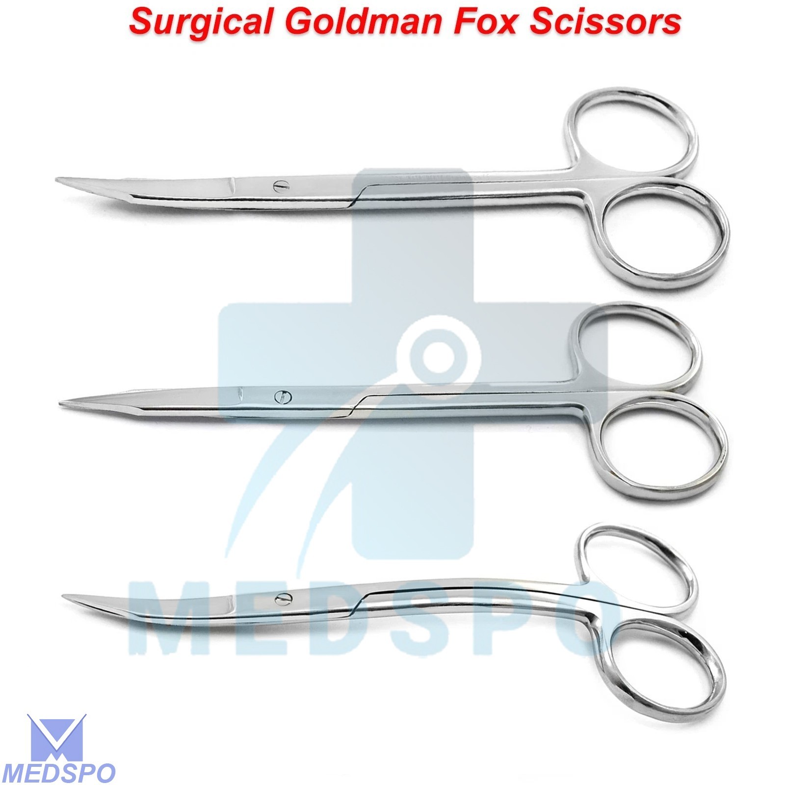 Goldman Fox Dissecting Trimming Gingival Dental Surgical Scissors Instruments CE