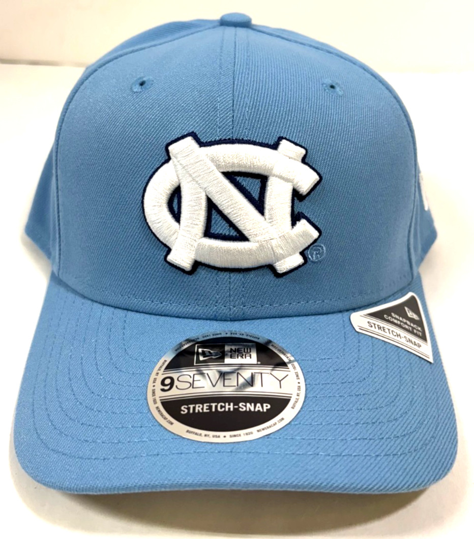 North Carolina Tar Heels NCAA NE Stretch-Snap Snapback Hat~ Carolina Blue