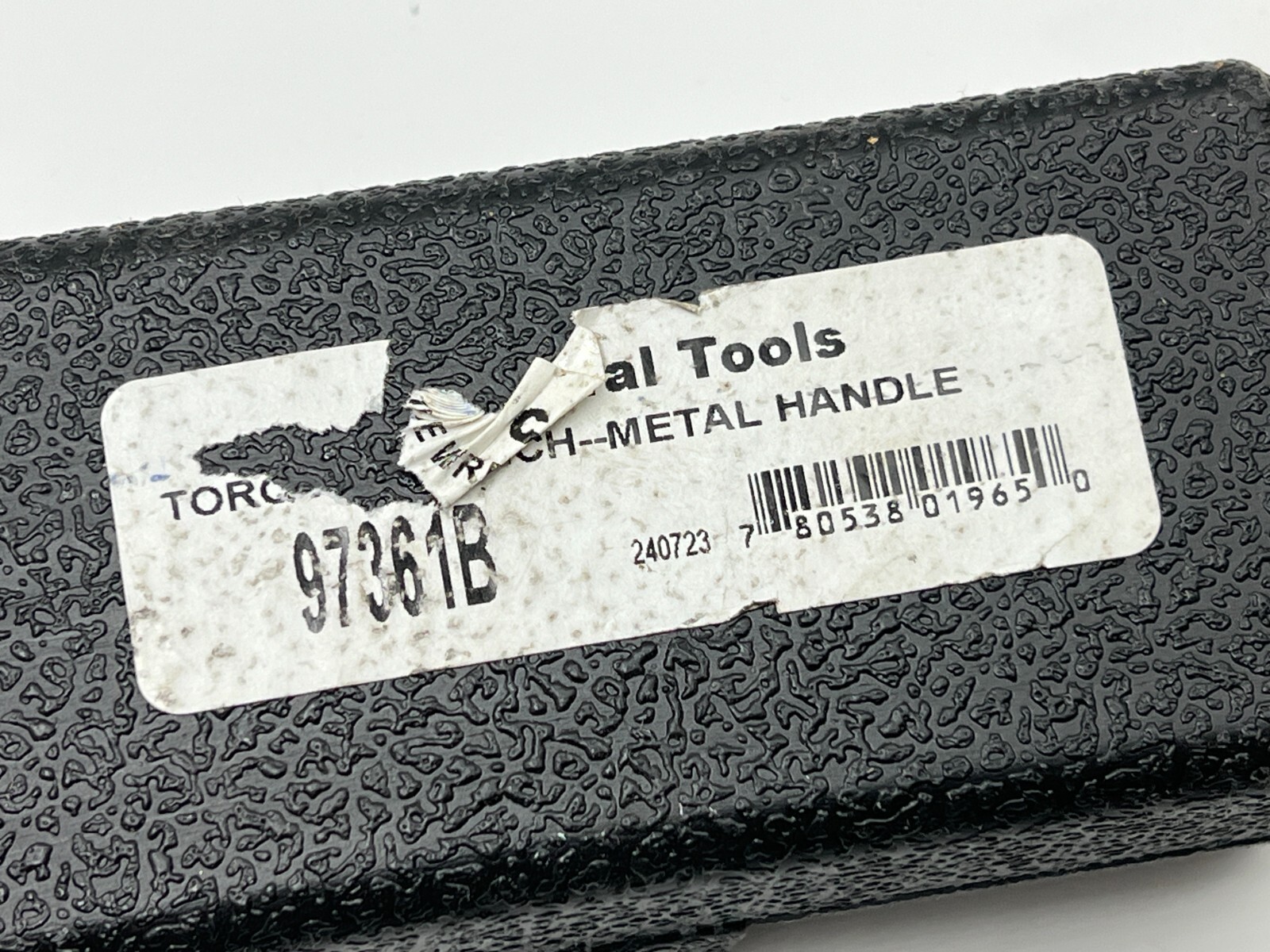 Central Tools 97361B 200 In Lb Torque Wrench Fixed Square ‎Powder Coated