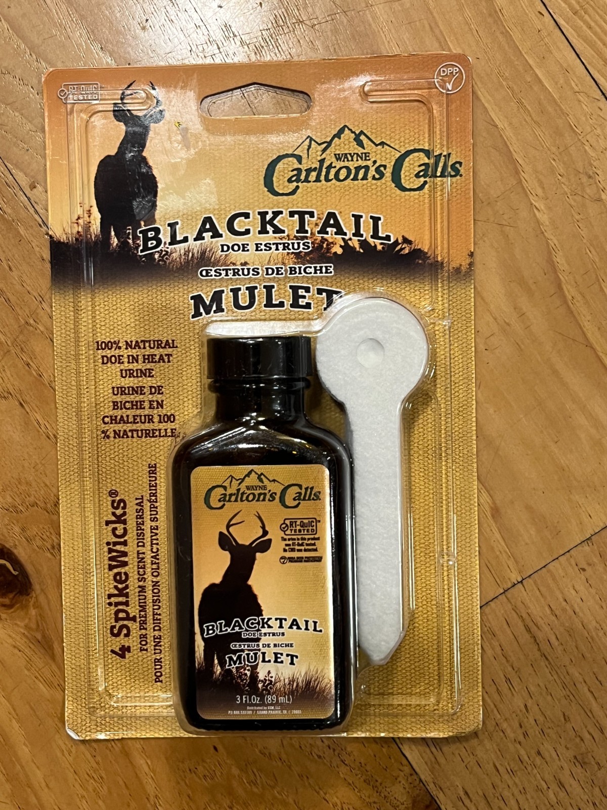 Wayne Carlton's Calls Blacktail Doe Estrus Mulet Doe In Heat Urine 3 Fluid Ounce