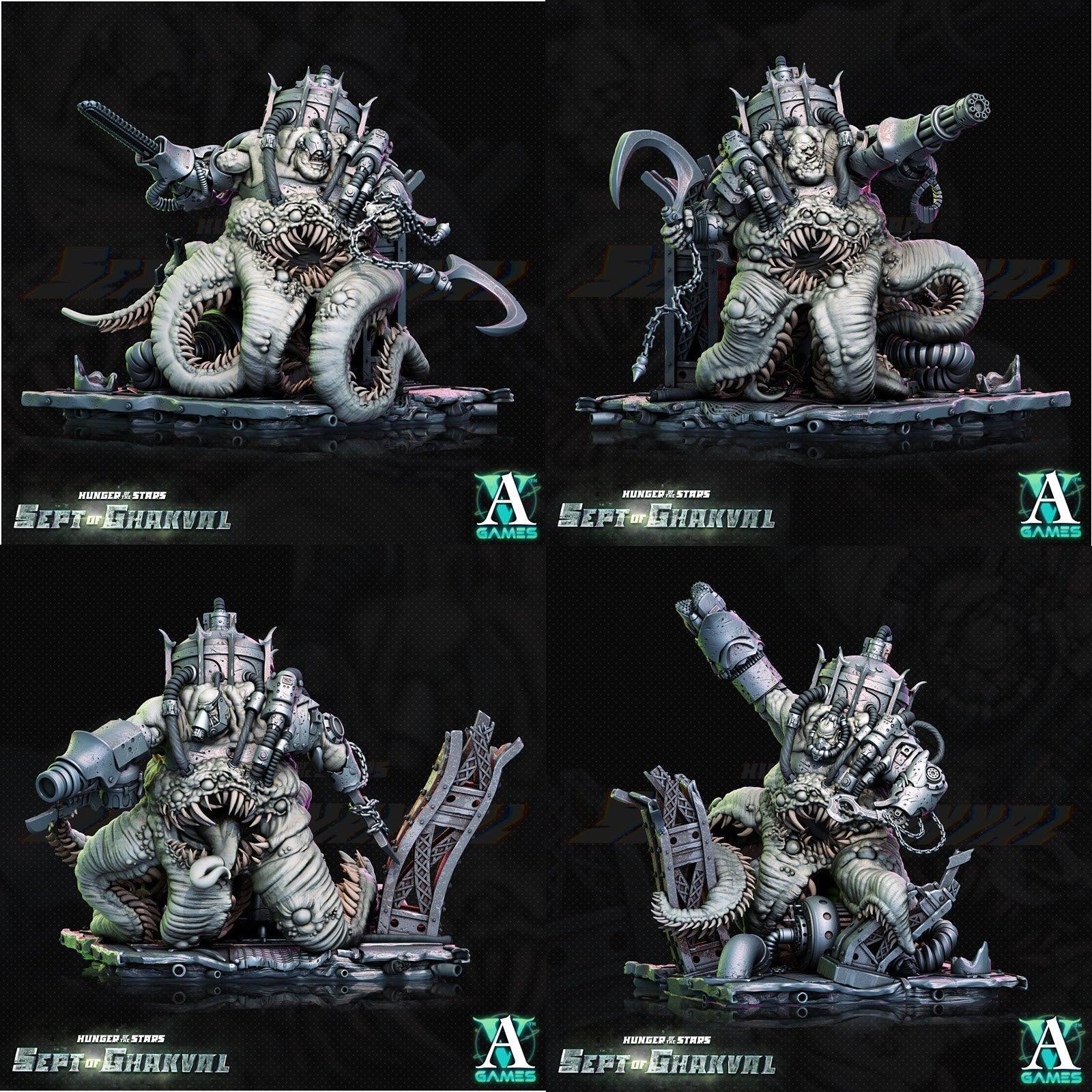 3D Printed Archvillain Games Ghakval Evermaws Hunger of the Stars 28 32mm D&D