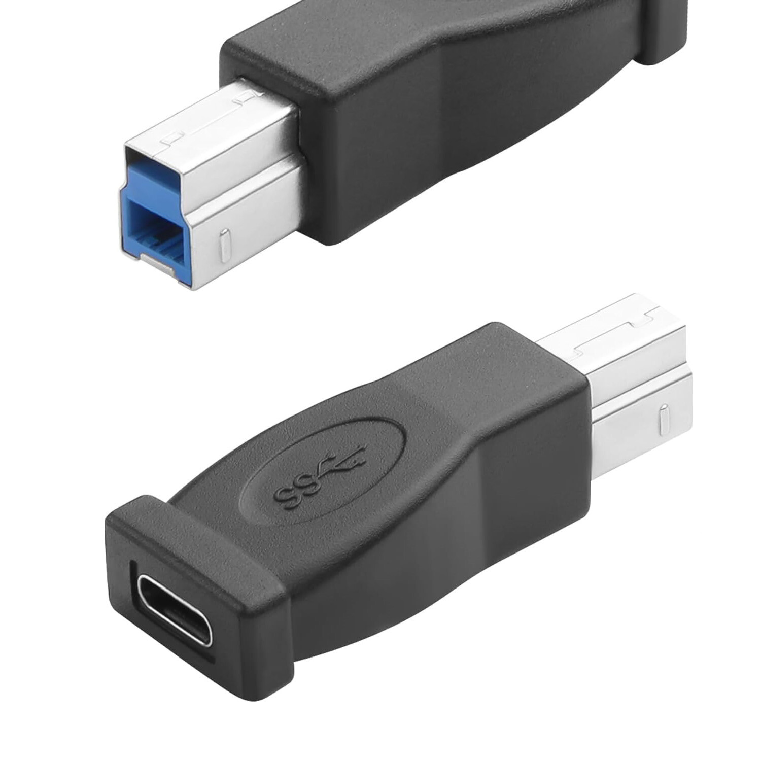 10pcs USB Type C 3.1 Female to 3.0 B Male Data Adapter Connector Printer Scanner