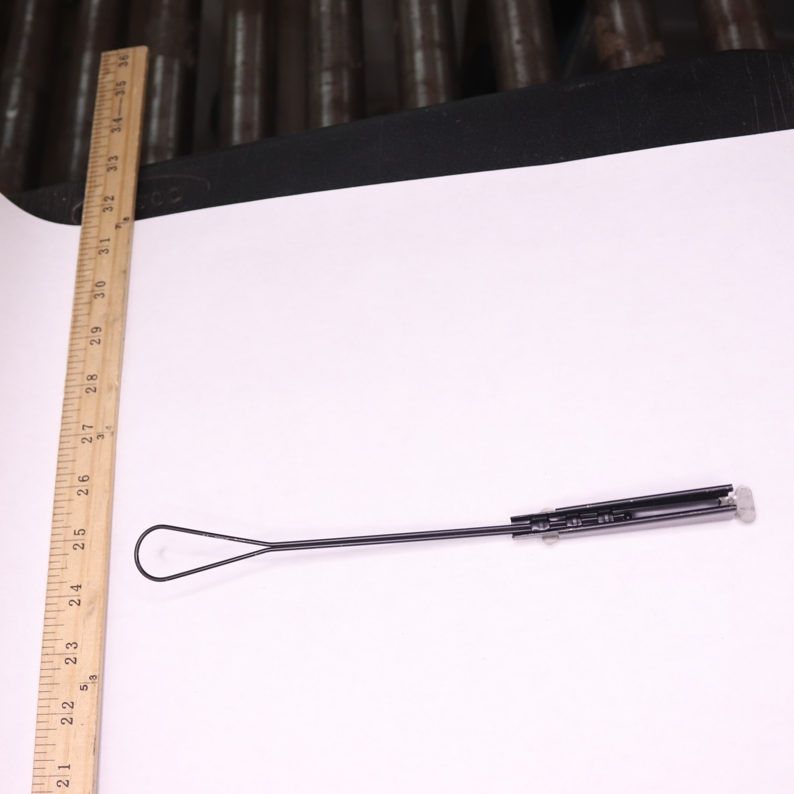 Drop Down Cable Tie Black 9-1/2"