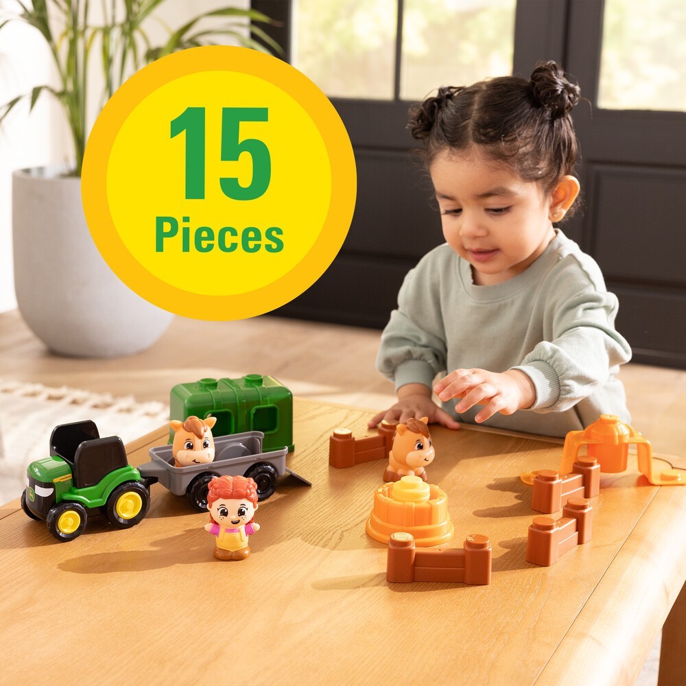 LP88986 JOHN DEERE BUILD-A-BUDDY 15-PC STACKER SET