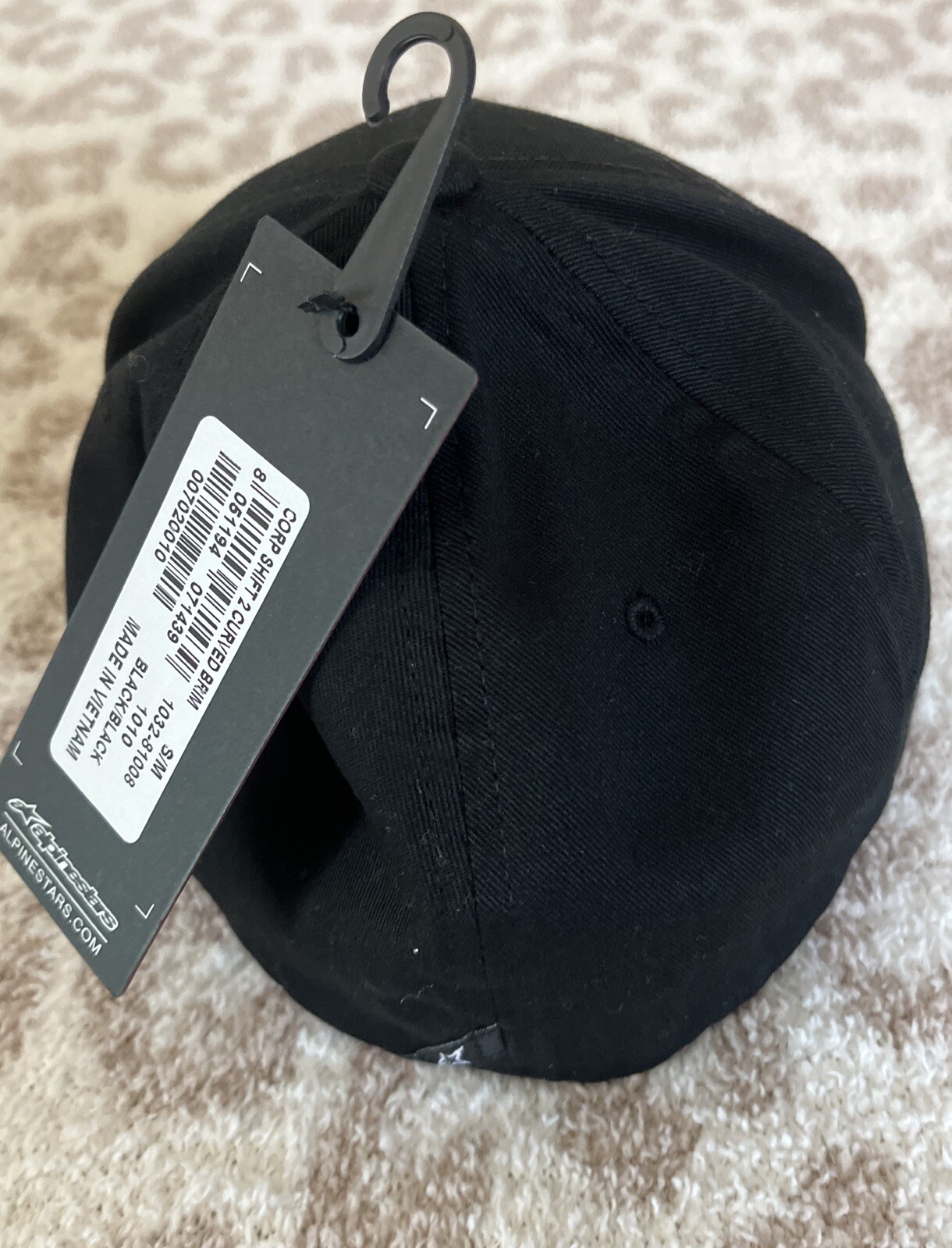 Alpinestars Corp Shift 2 Flexfit Hat Black On Black S/M