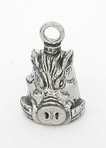 Wild Boar GUARDIAN BELL w/ 2 Legend Cards Good Luck & Motorcycle