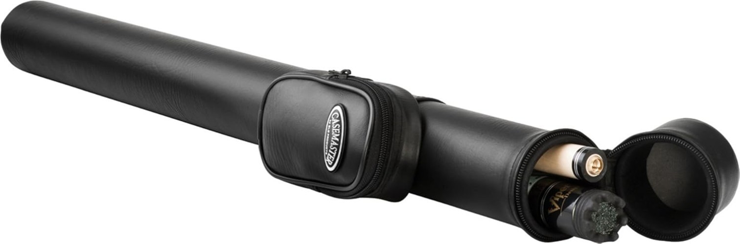 Durable Leatherette Q-Vault Cue Case - Protective 2-Piece Storage Solution