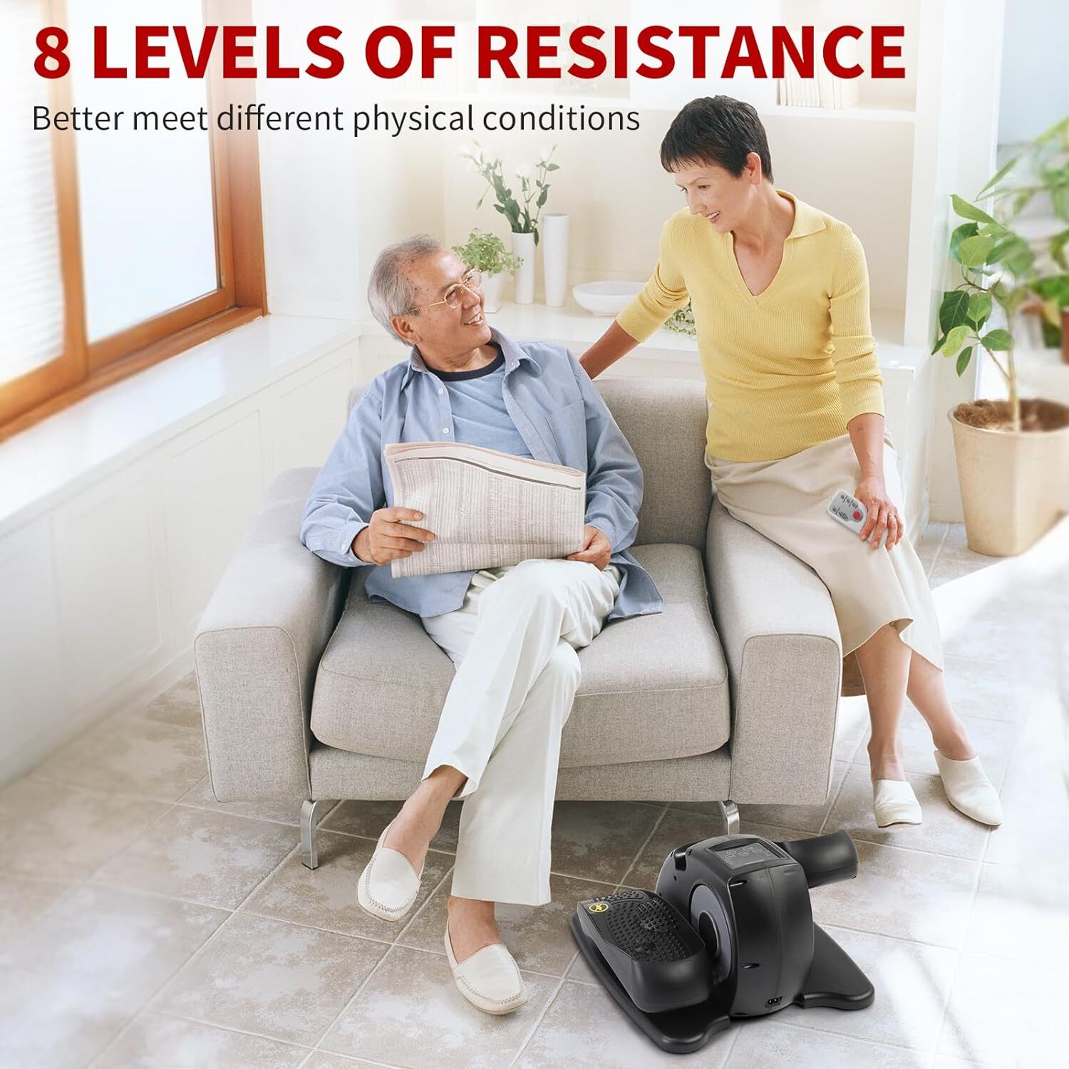 Ellipse Leg Exercise While Sitting Pedal Exerciser Under Desk Elliptical Machine