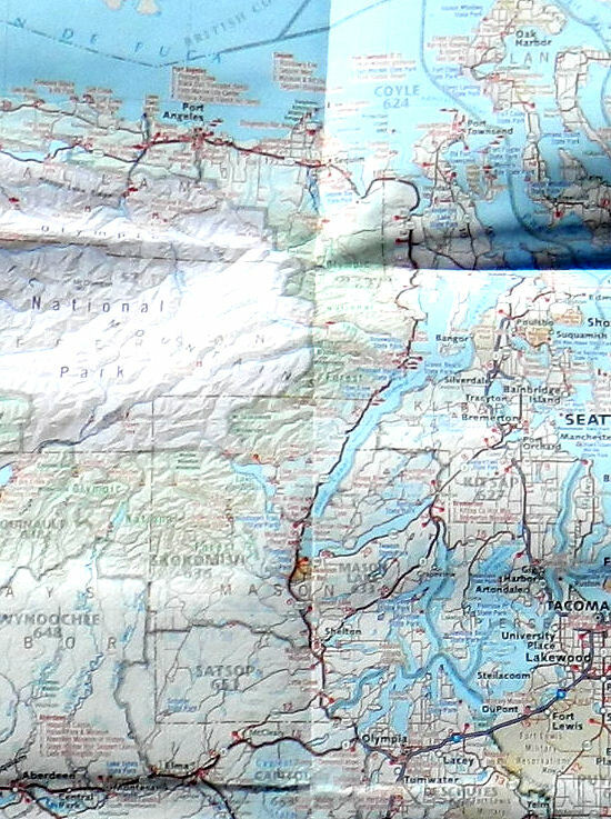 Benchmark Maps, Washington Recreation Map (2007, folded map)