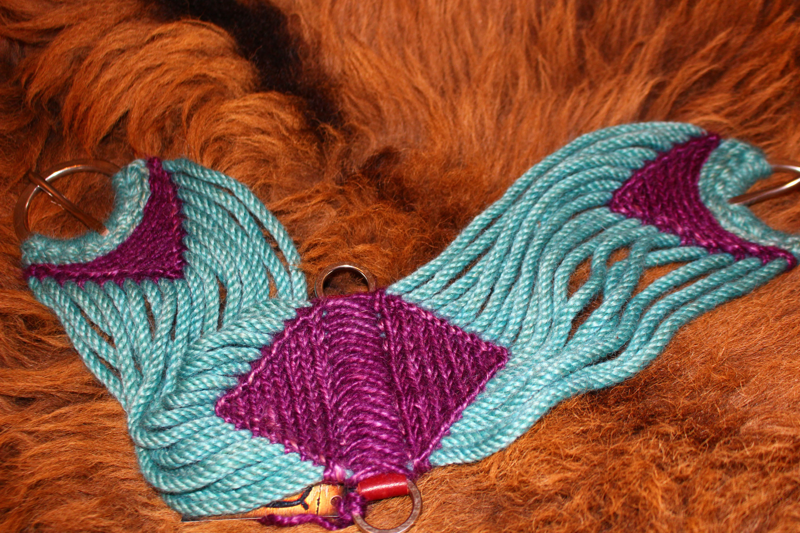 CINCH ~ GIRTH ~ CUSTOM~ Handmade 100% Mohair
