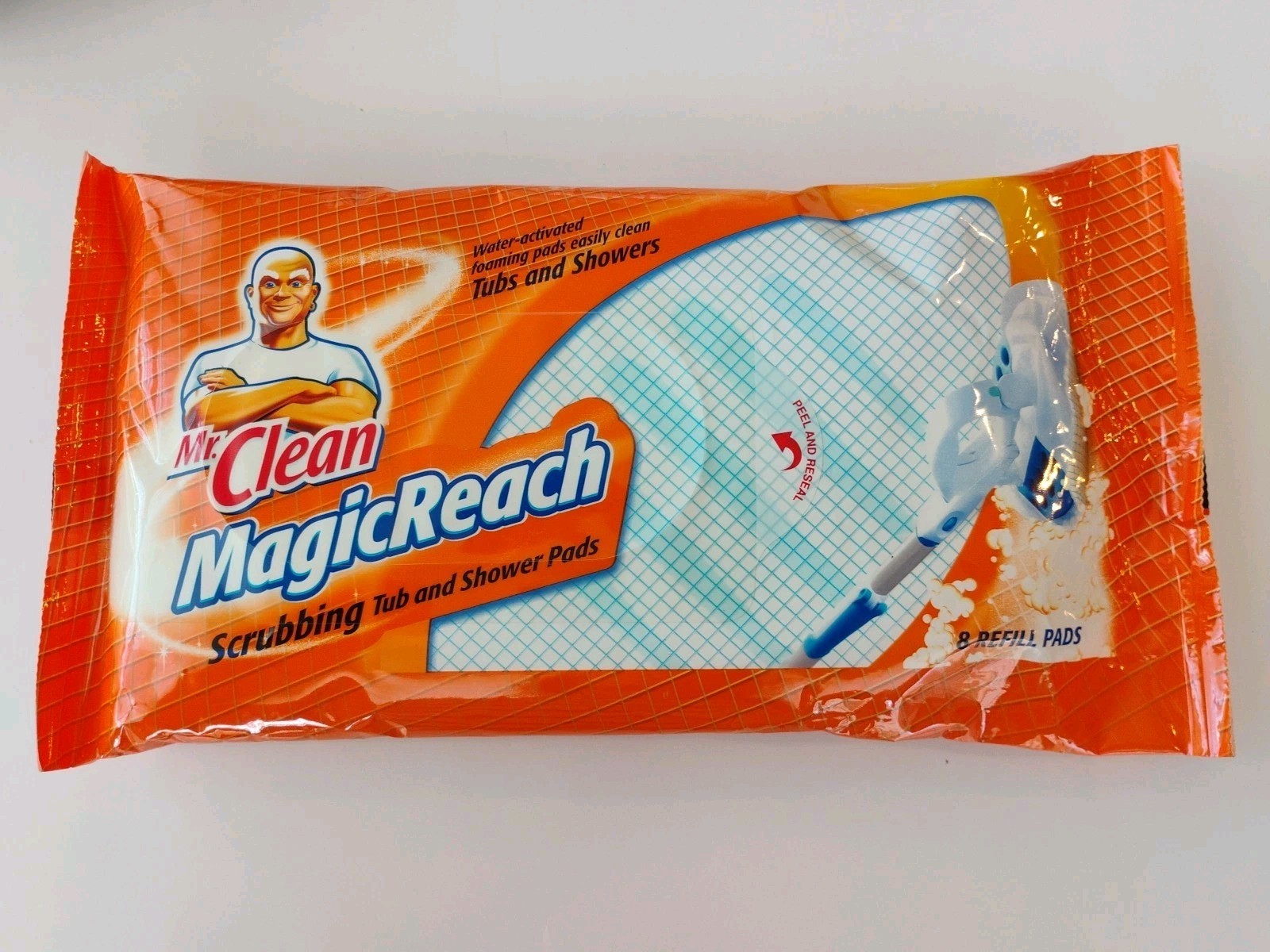 Mr. Clean MagicReach Scrubbing Tub & Shower Pads - 8 Refill Pads