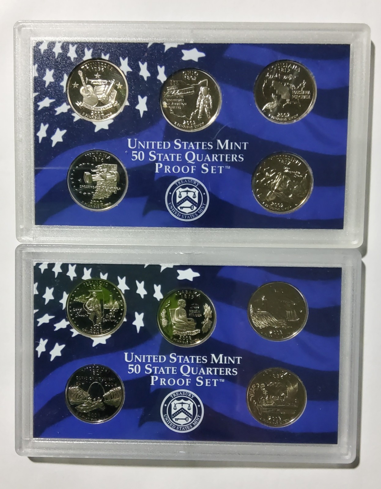🪙 2002, 2003 United States Mint Proof Sets 10 Coins Uncirculated 🪙