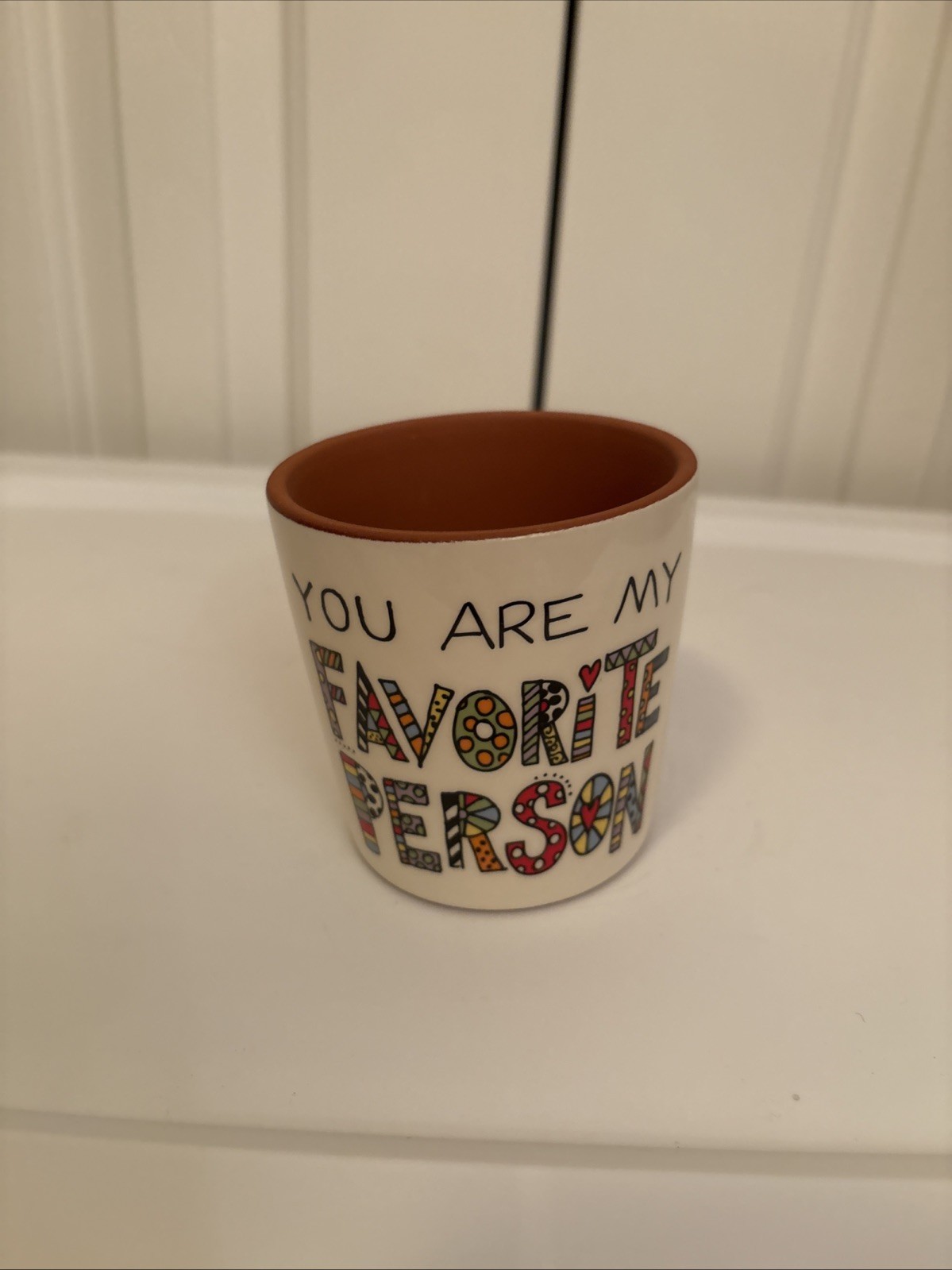 Cuppa Doodles Planter Pot “You Are My Favorite Person”