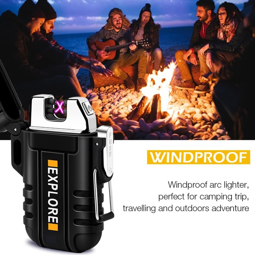 Electric Lighter USB Rechargeable Birthday Gift for Husband