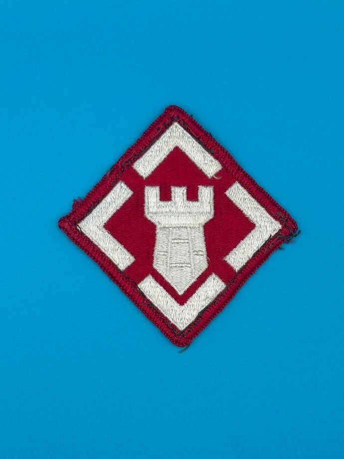 VTG US Army 20th Engineer Brigade Patch Vietnam Era - Merrowed Edge