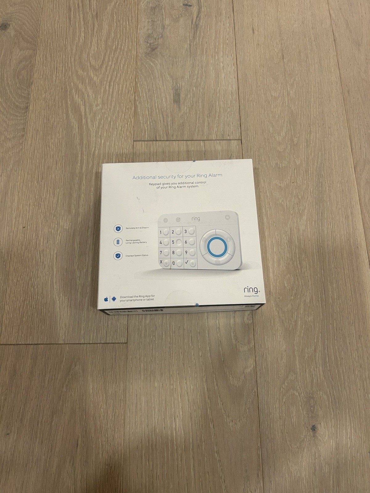 Ring Alarm 1st Generation White Additional Home Security Wireless Keypad; Sealed