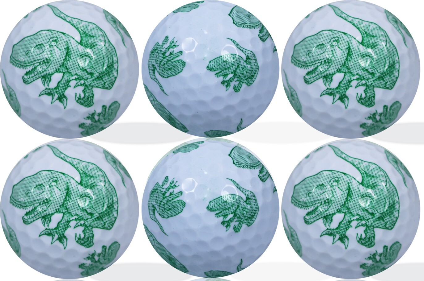 Green Dinosaur Full wrap 6 Pack - Great Gift Idea