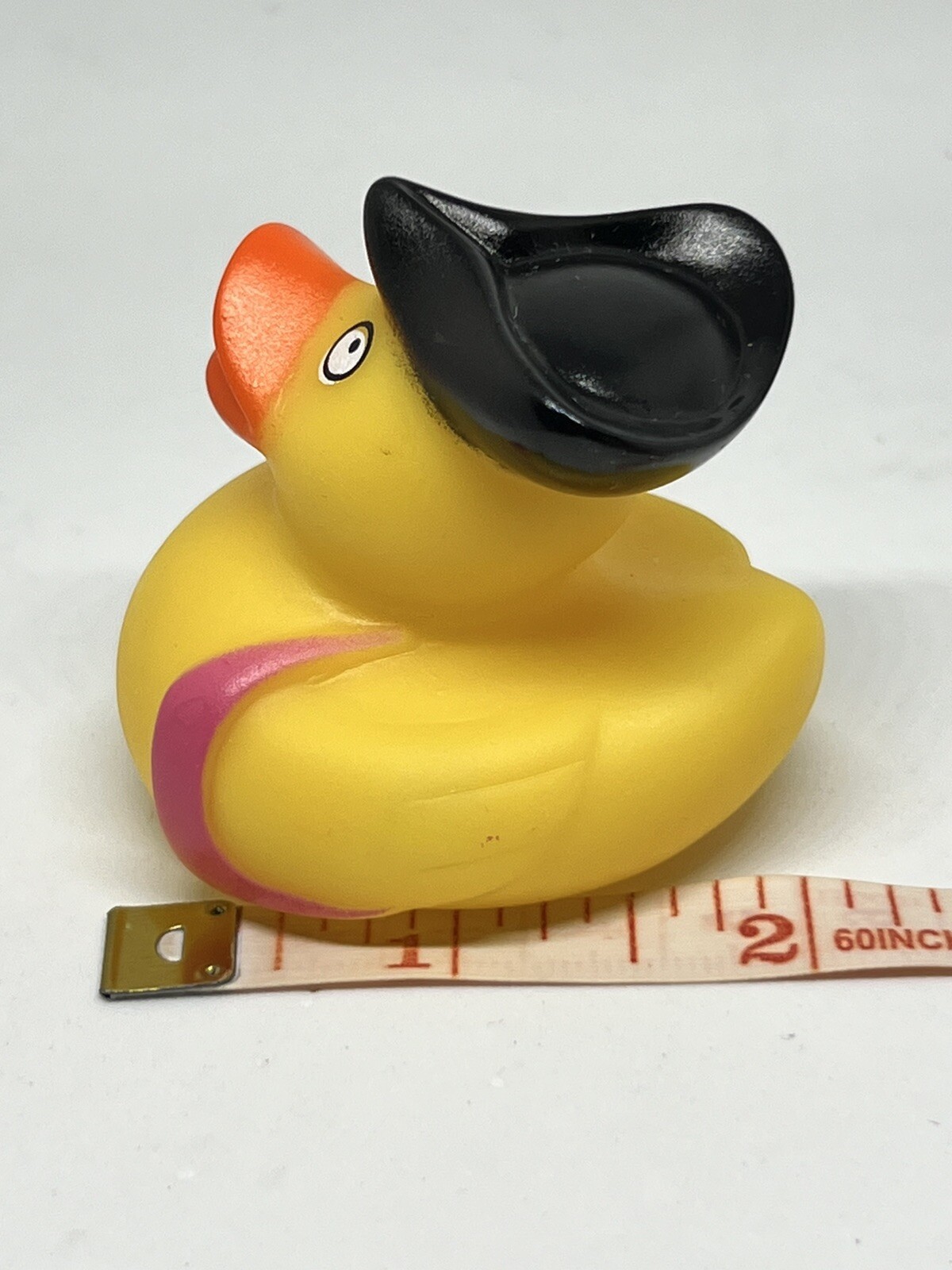 Pirate Black Hat Rubber Duck 2” Ducky Bath Pool Jeep Toy