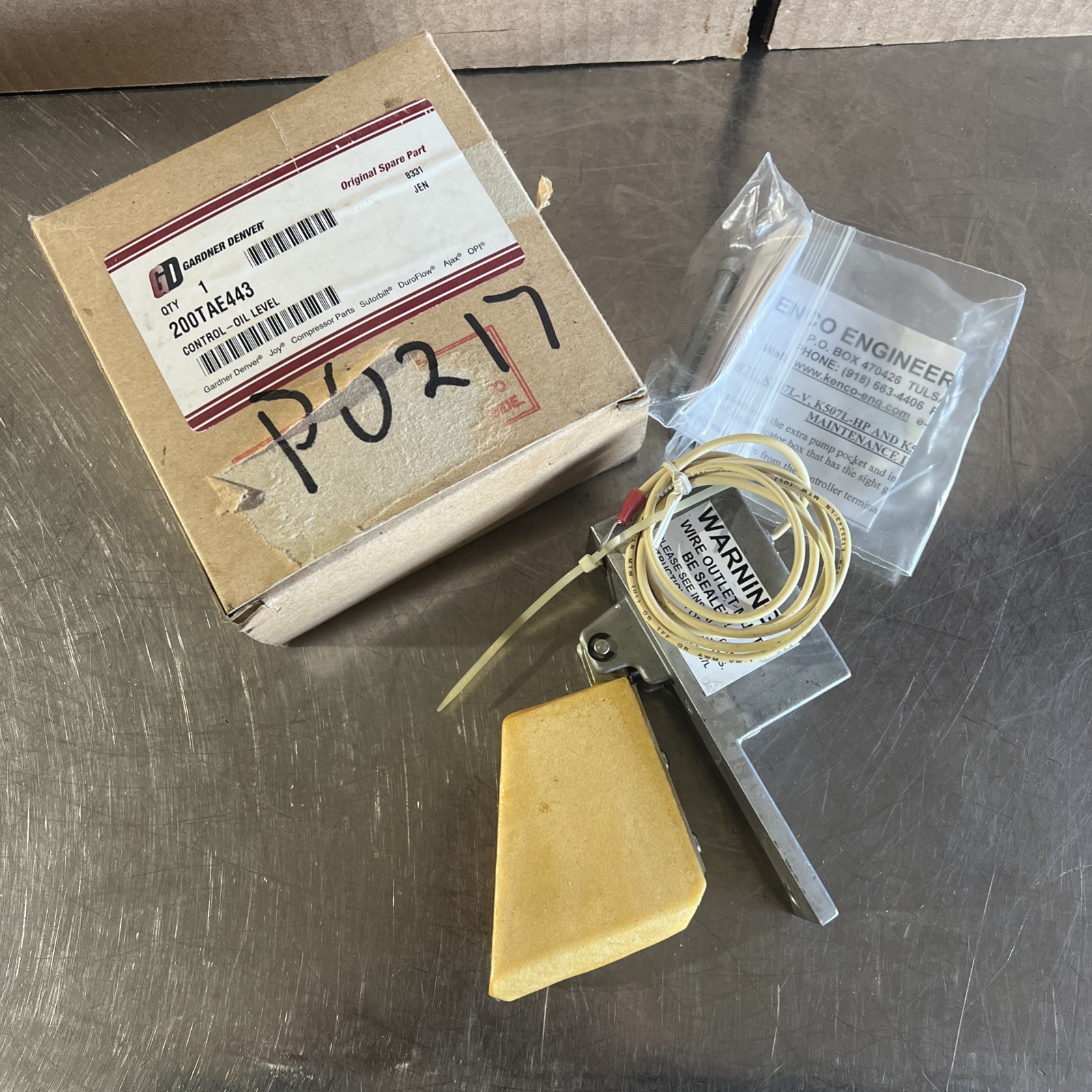 Kenco 507L Oil Level Controller Switch Nos Surplus