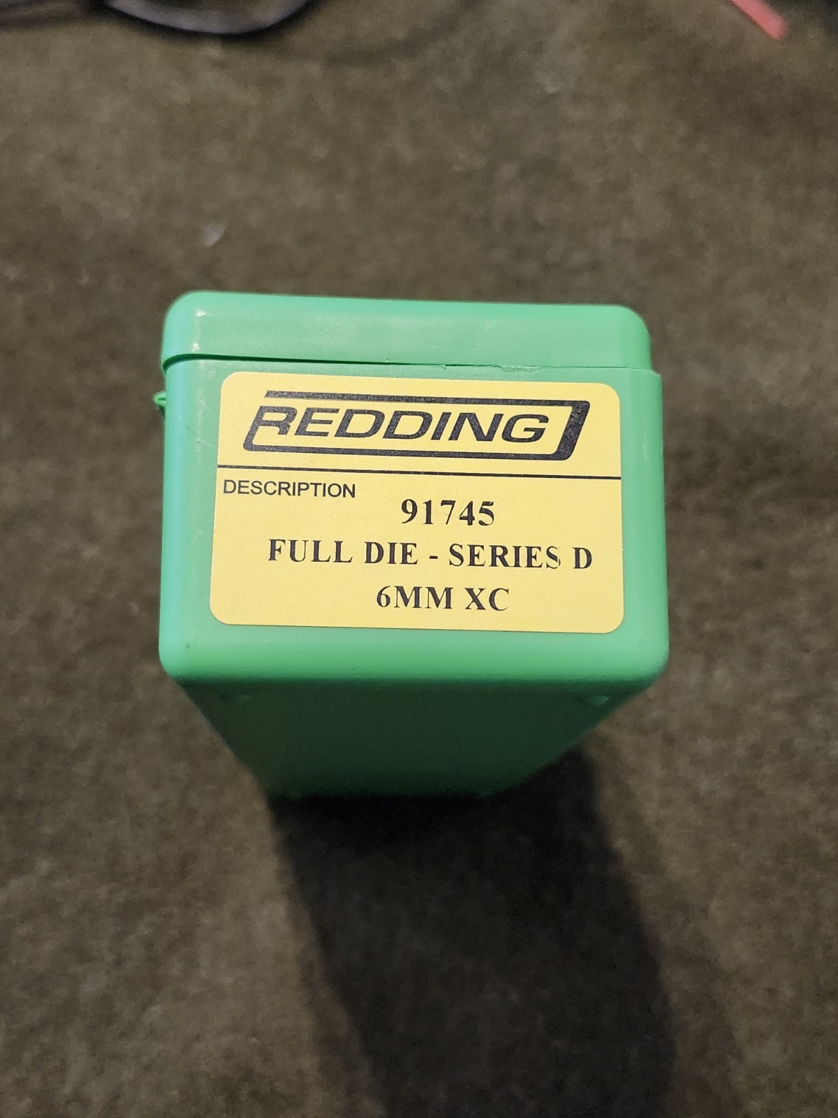 Redding Full Length Sizing Die 6mm XC 91745 Series D