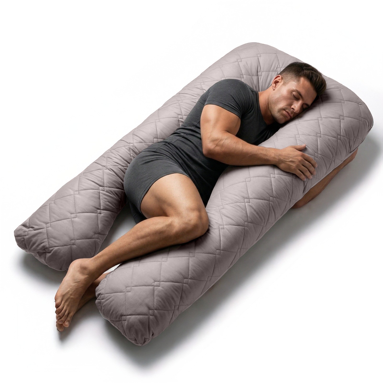 Olena Casa U-Shaped Full Body Pillow for Pregnancy, Pain Relief & Support