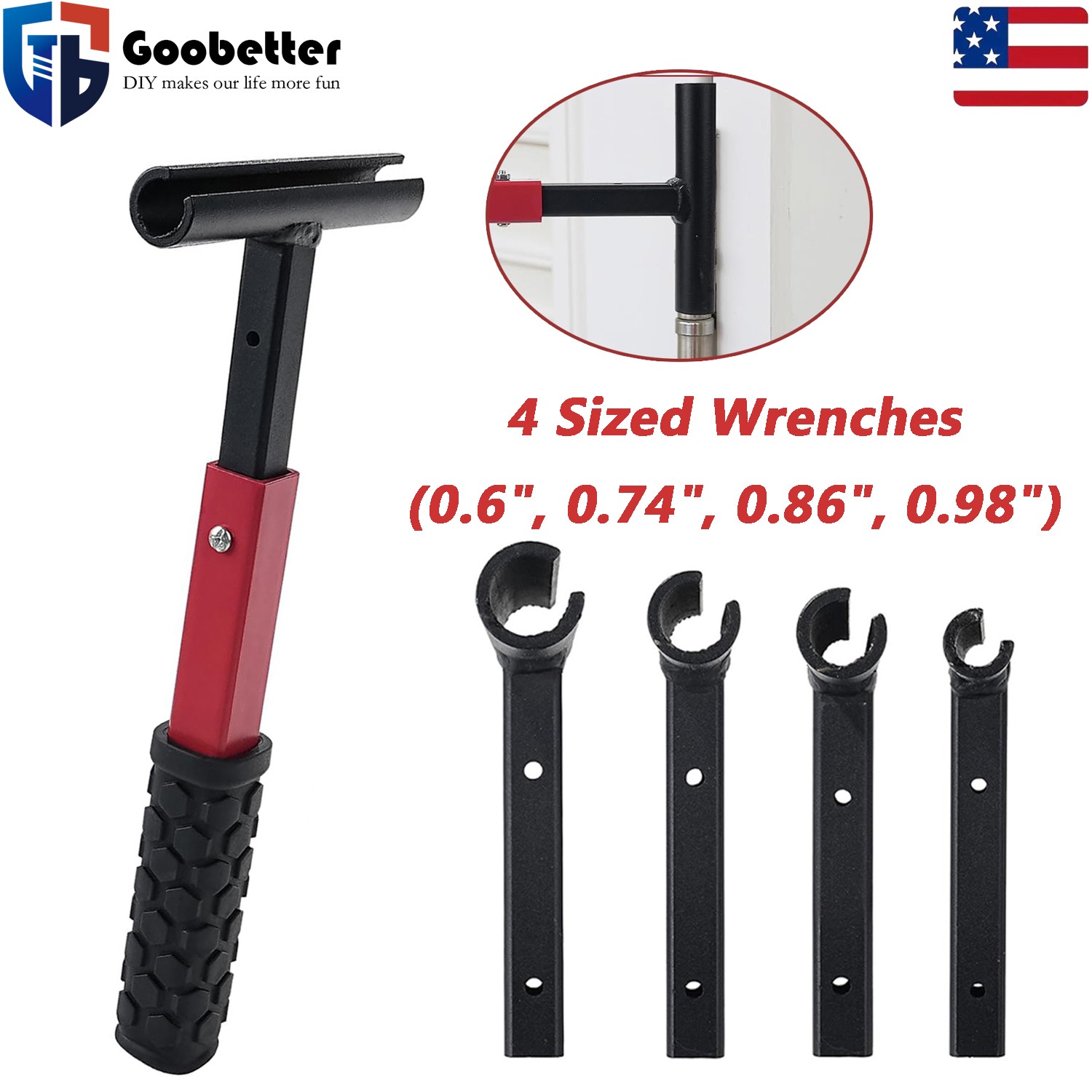 Heavy Duty Door Hinge Tool 4 In 1 Adjustment Tool Hinge Gap Wrench Hinge Bender