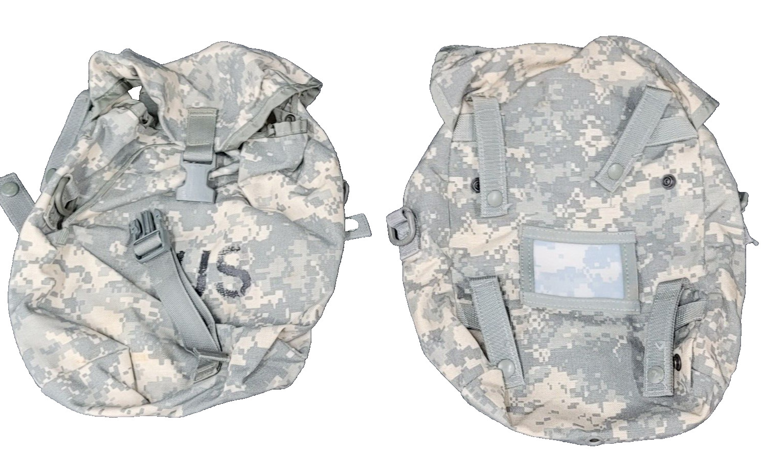 Lot Of 2 Sustainment Pouches for Army ACU Military Large Rucksack USGI MOLLE II