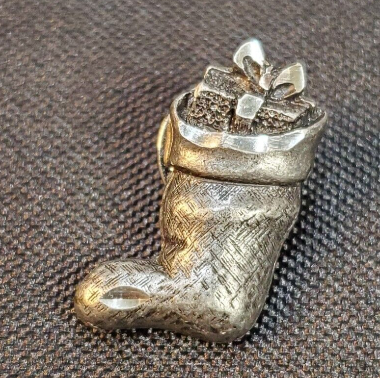 Vintage Collectible Christmas Stocking Pin