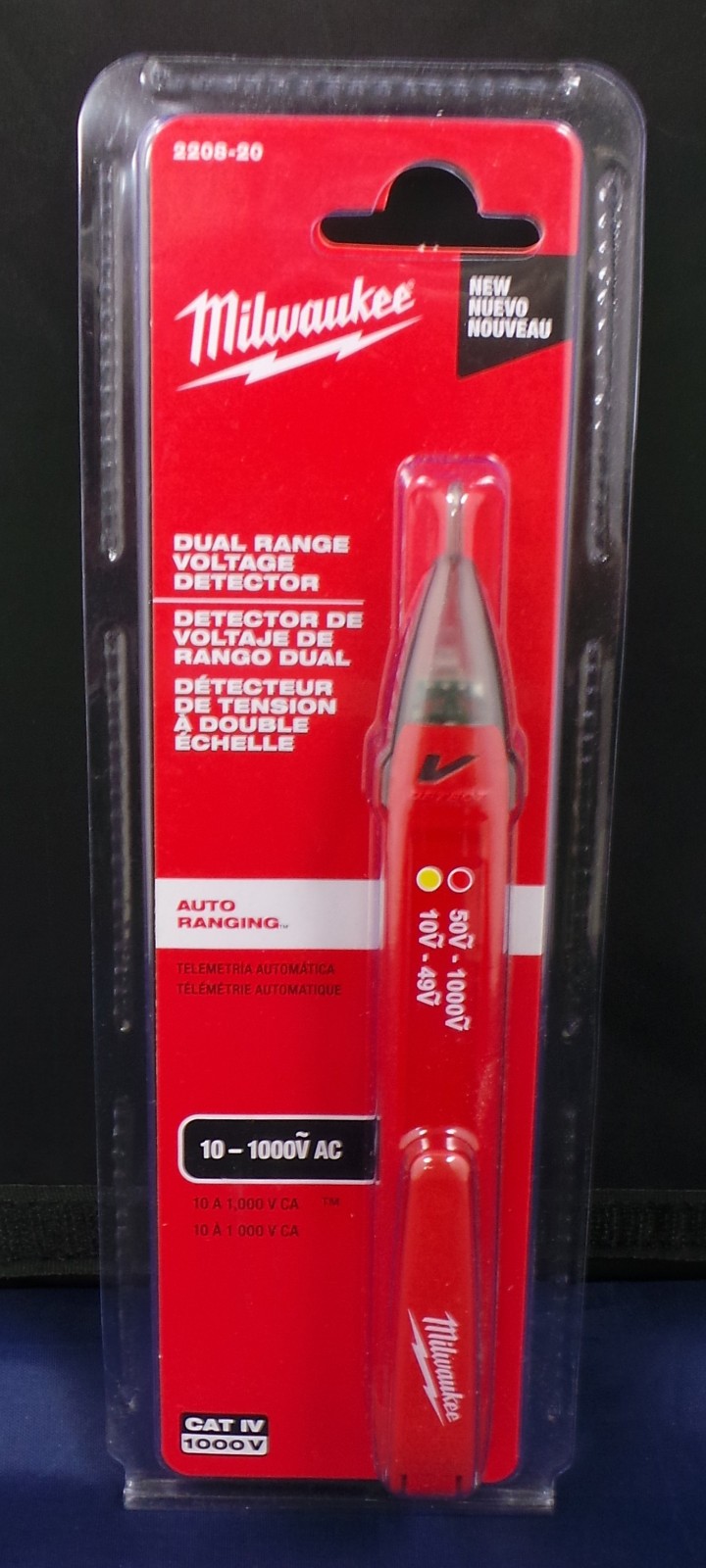 Milwaukee 2208-20 Dual Range Voltage Detector - New