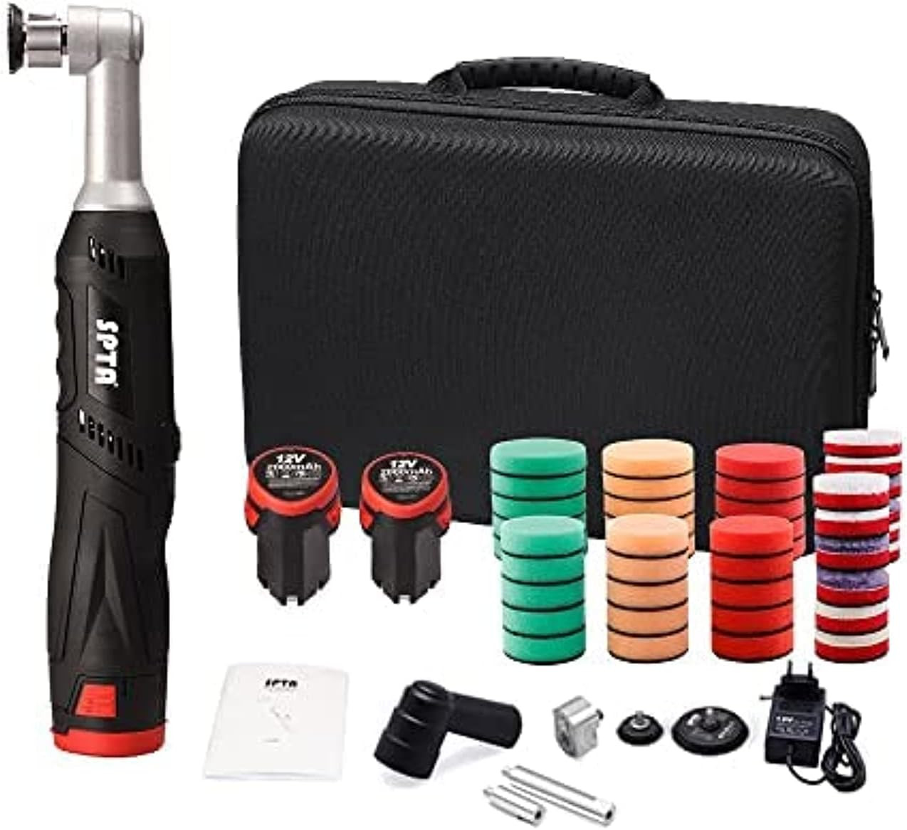 Cordless Mini Car Polisher, 12V Micro Cordless Scratches Killer Car Polisher RO/