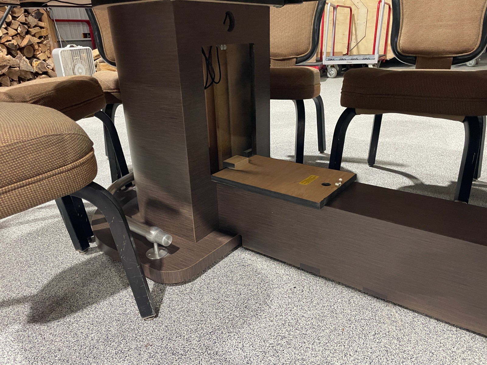 Casino Size poker table Tan/Brown#3 (USED)