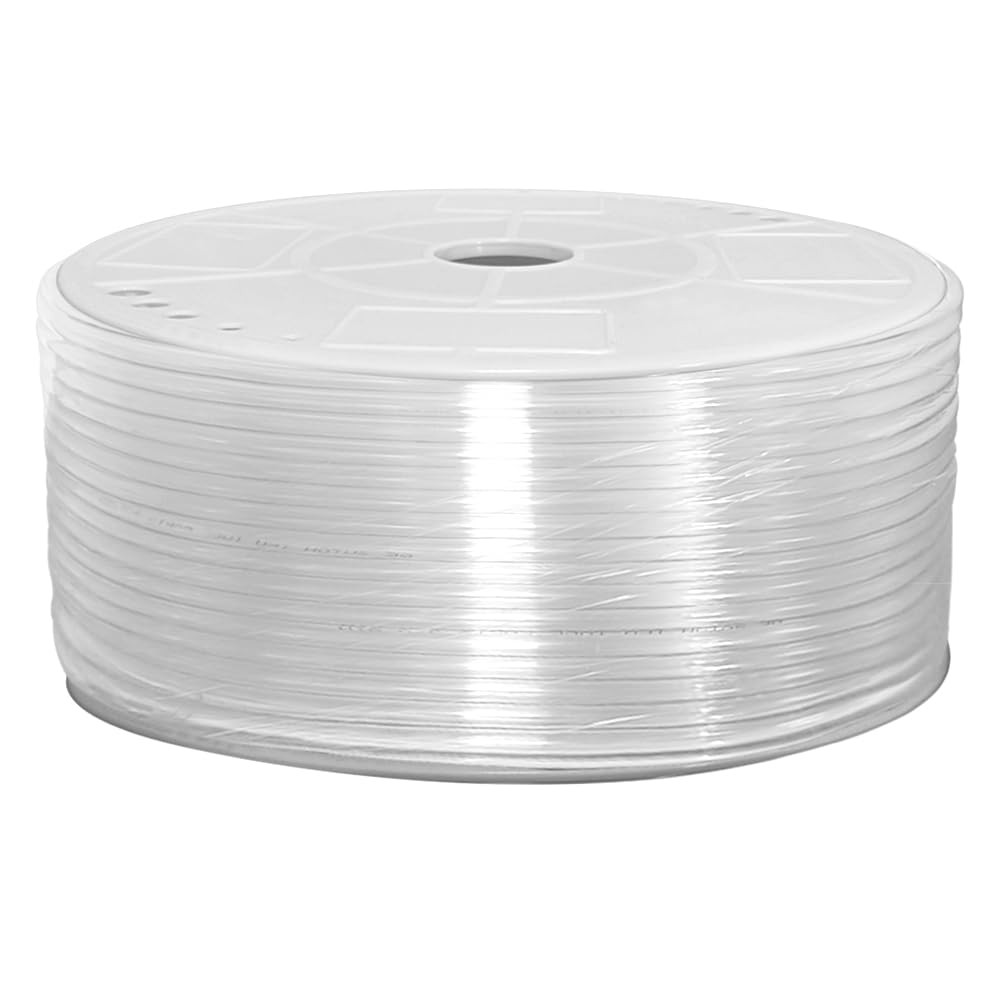 Joywayus 3/8" OD 377Ft Roll Clear Pneumatic Tubing Pipe Pu Air Tubing Pipe Ho...