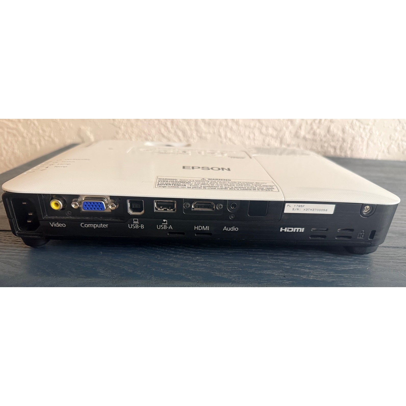 Epson PowerLite 1795F Full HD Projector w/ Remote & HDMI Portable