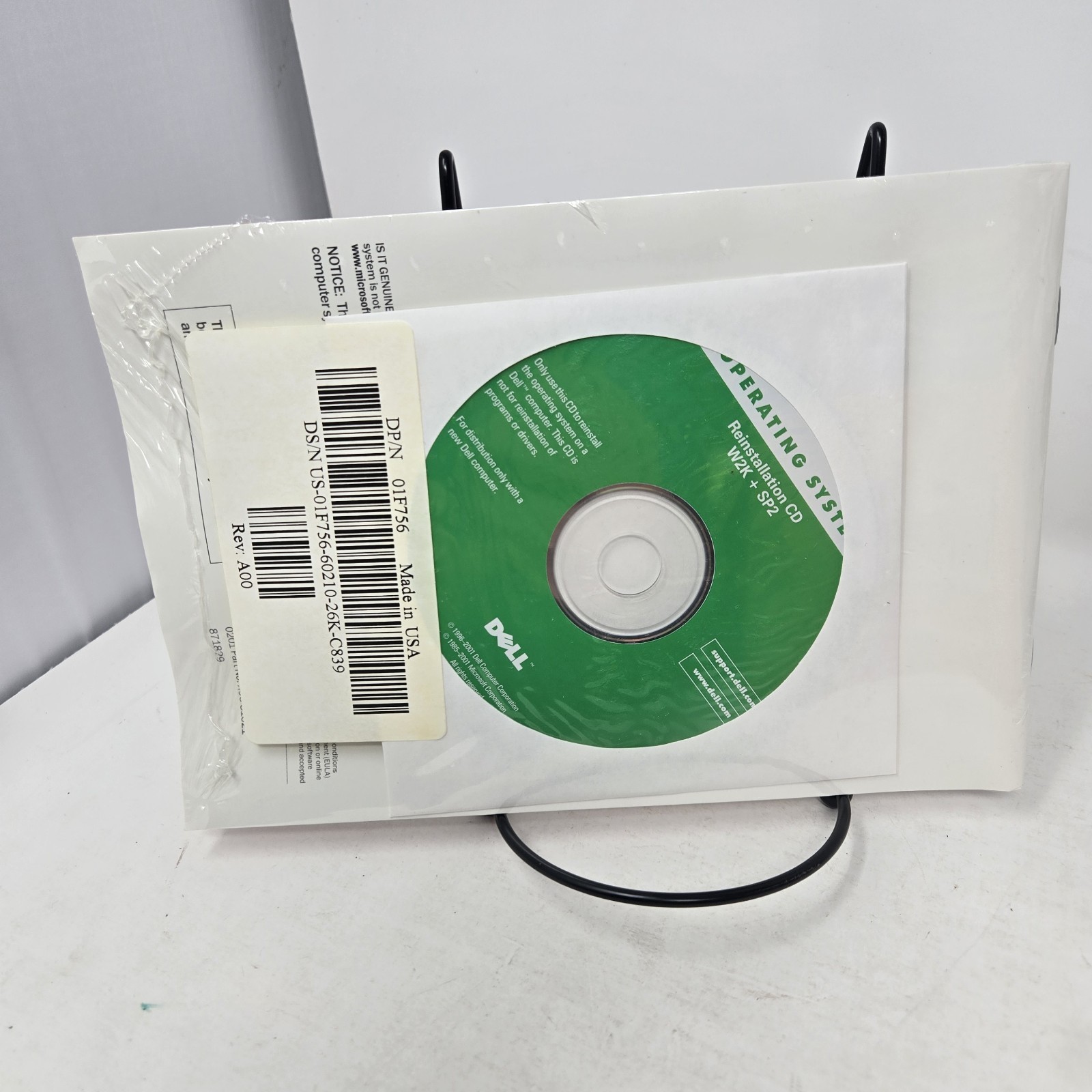 Microsoft Windows 2000 Professional Quick start Guide Booklet w/Disc
