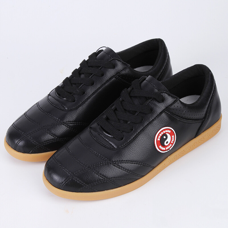 Genuine Leather Kung fu Tai Chi Shoes Martial Art Shoes sport Sneakers Cowhide