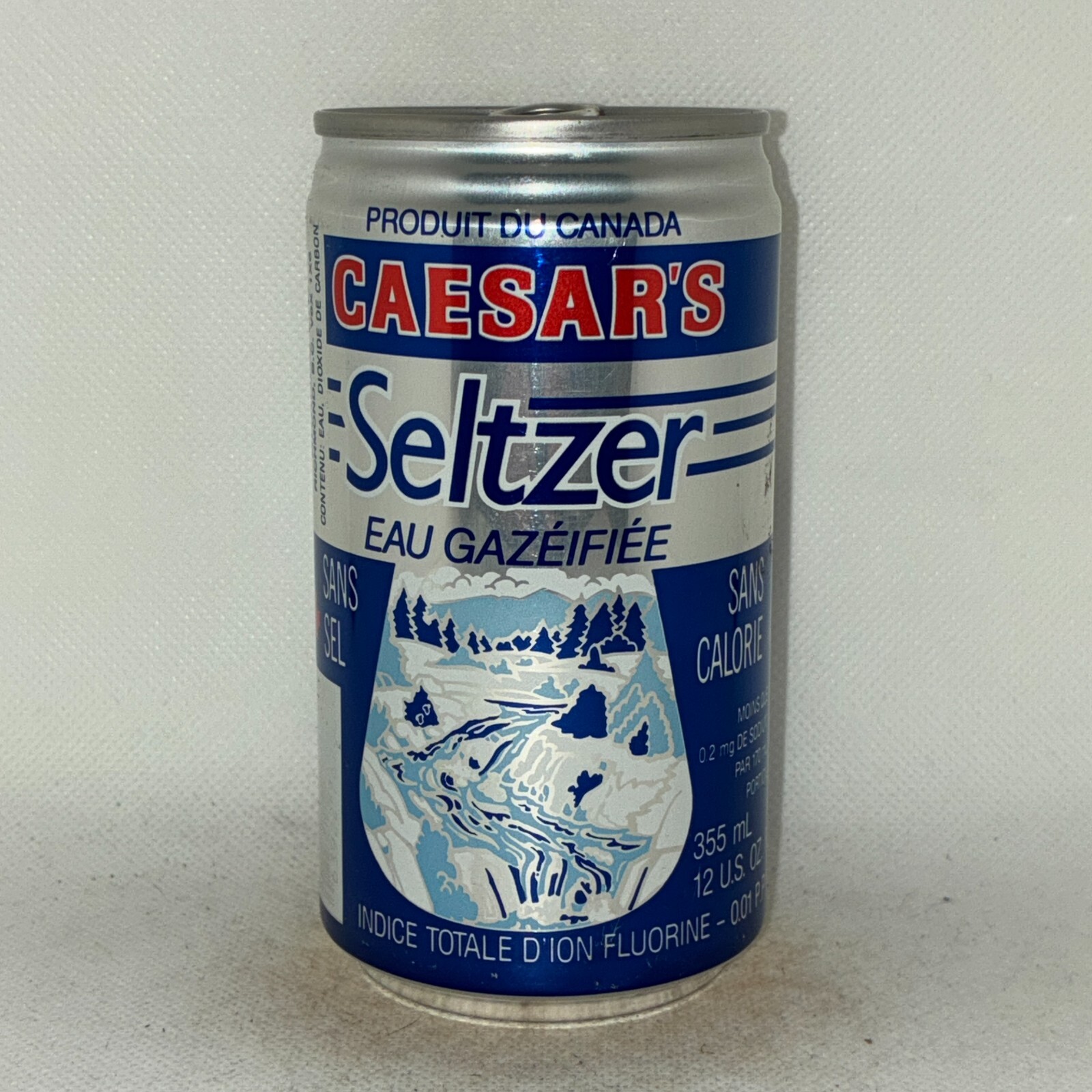 Caesar's Seltzer carbonated water can, Canada