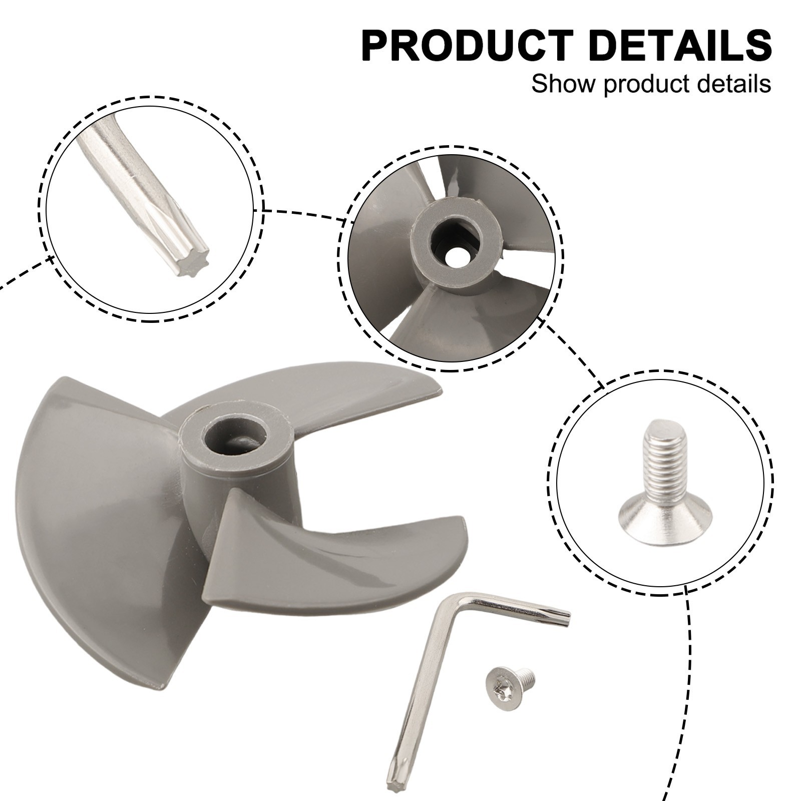 High-Quality RCX11000 Pool Cleaner Impeller Replacement for RC9990A and RC9950