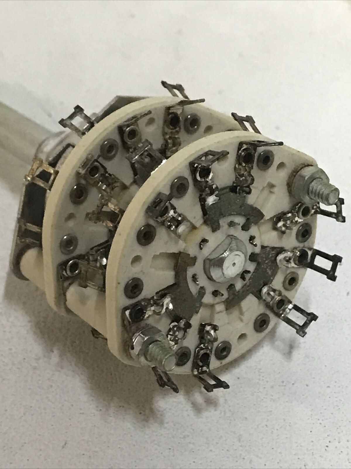 Centralab PA-2035 2 position 12 pole ceramic rotary switch