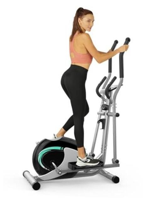 Compact Elliptical Machine for Home - Hyper-Quiet Exercise Machine