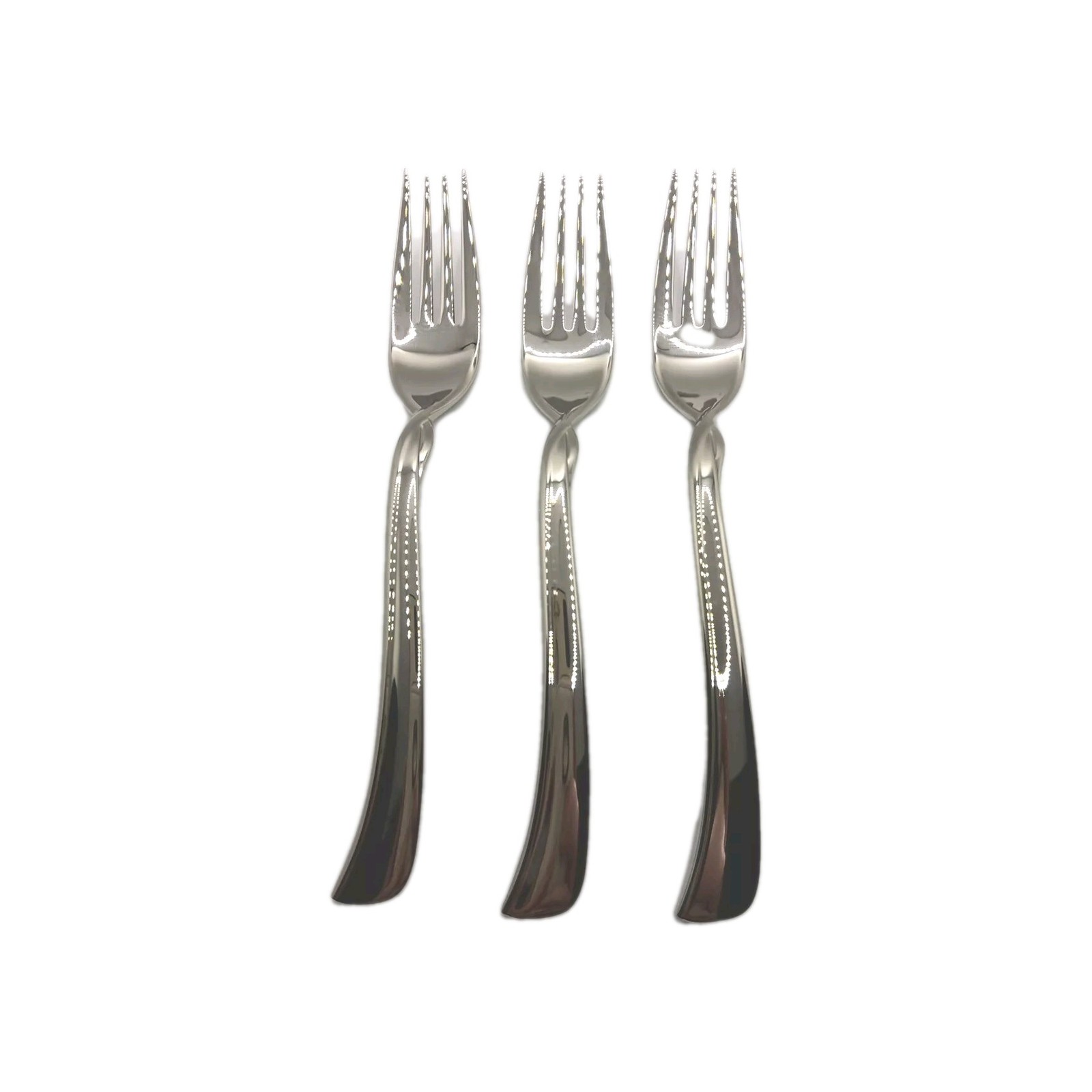 Lenox Simply Fine Twist 3 Piece Place Dinner Fork Set 18/10 Stainless Vietnam