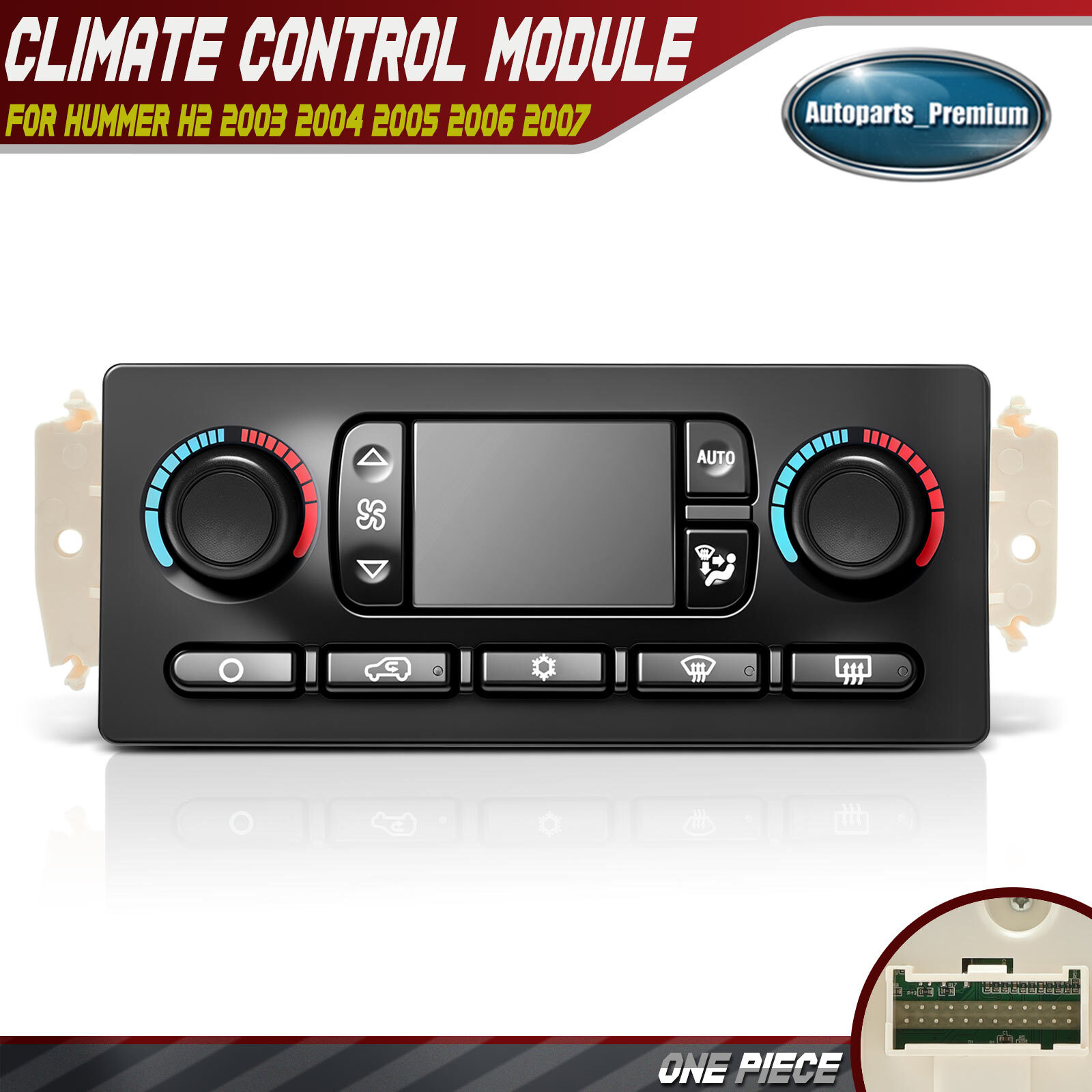 Auto A/C & Heater Climate Control Module for Hummer H2 2003 2004 2005 2006 2007