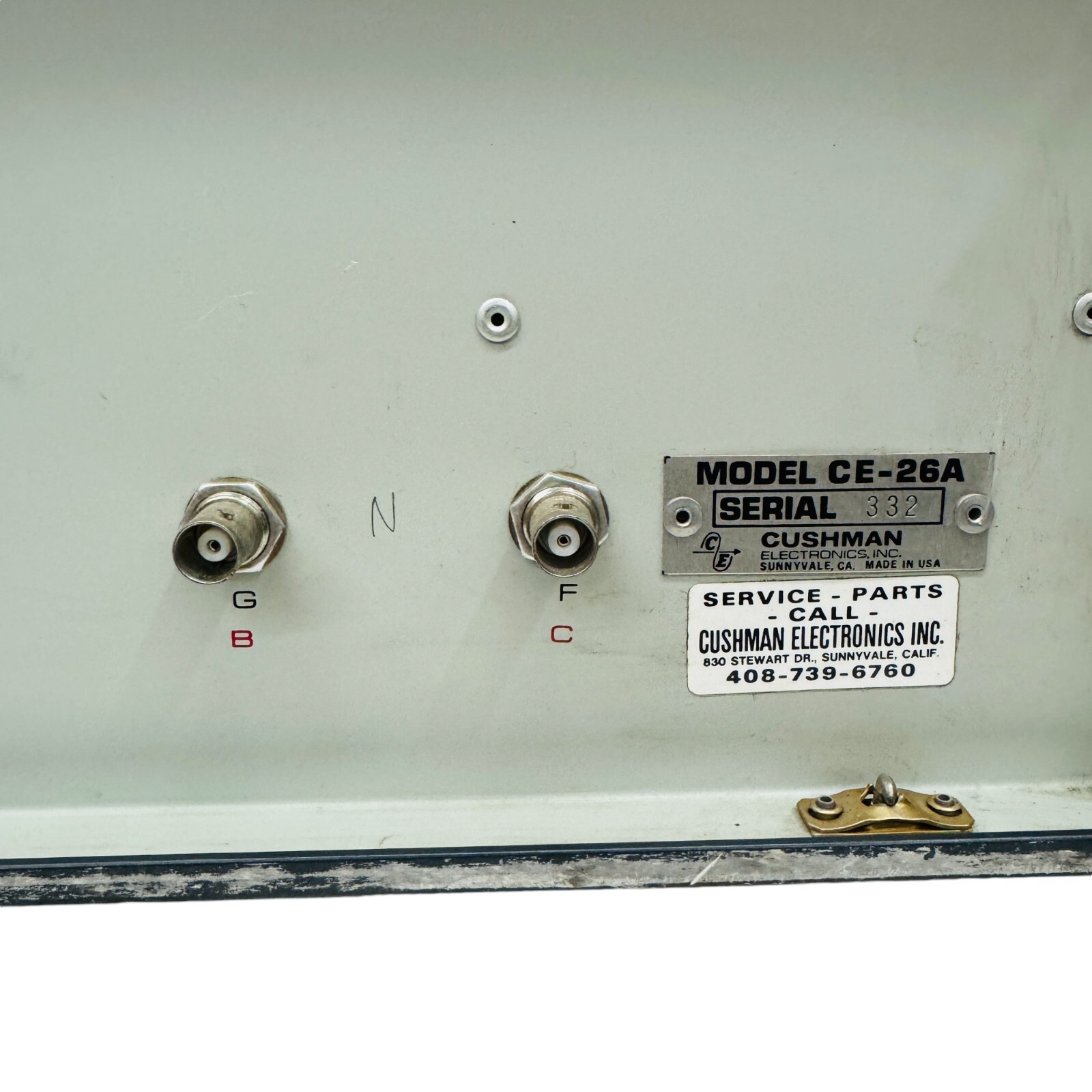 Cushman Electronics CE-26A Signal Generator Made in USA
