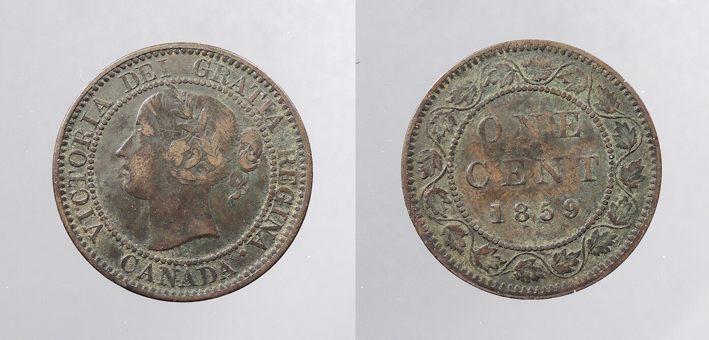 CANADA 1859 Cent #WC98436