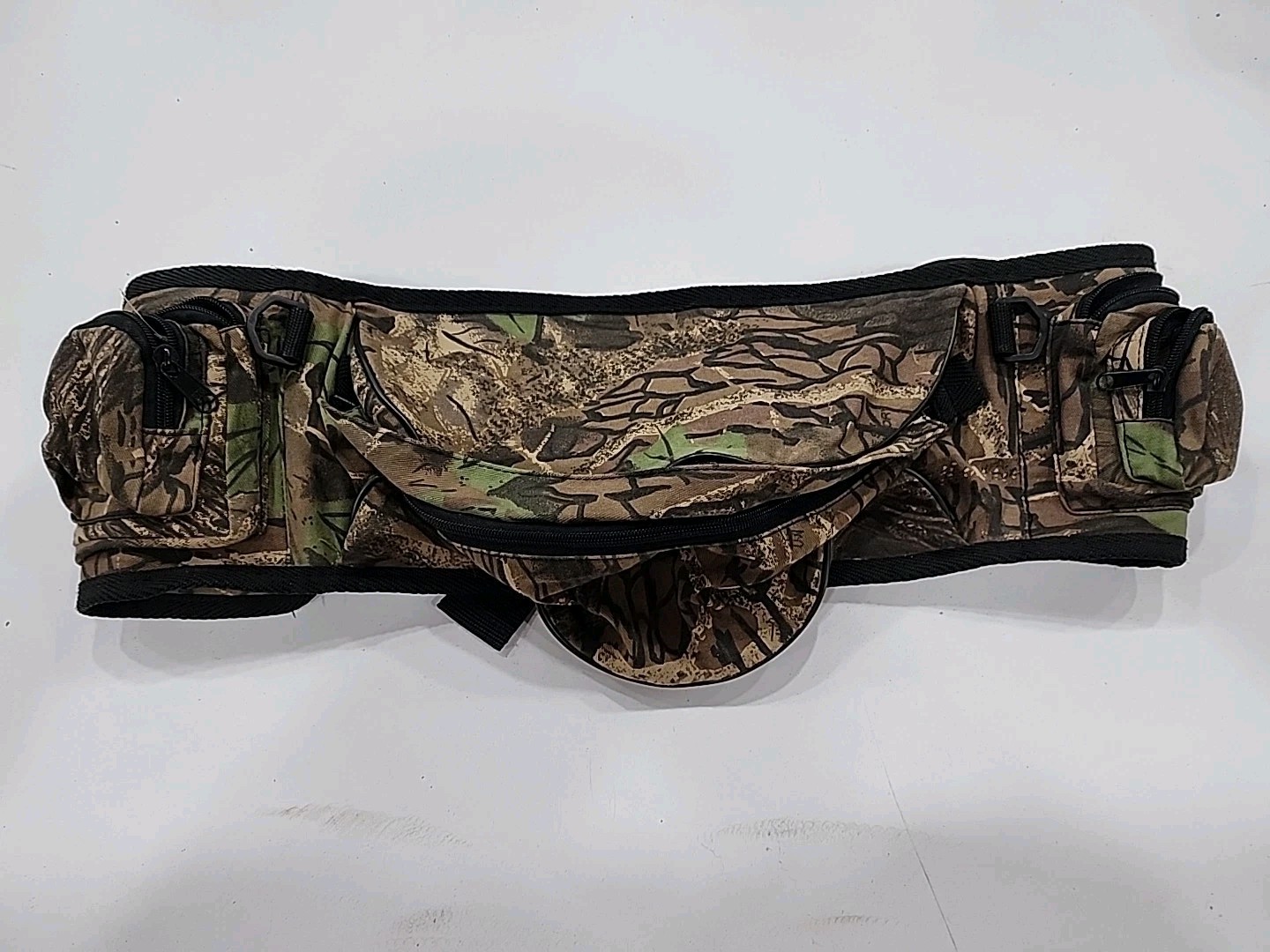 Conceal Camo Trebark Ammo Hunting Waist Fanny Pack Bag 7 Pockets Camping 31"x6"