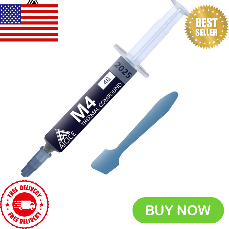 M4 Thermal Paste 4g 11.8W/mK CPU GPU Heatsink Cooling Thermal Compound