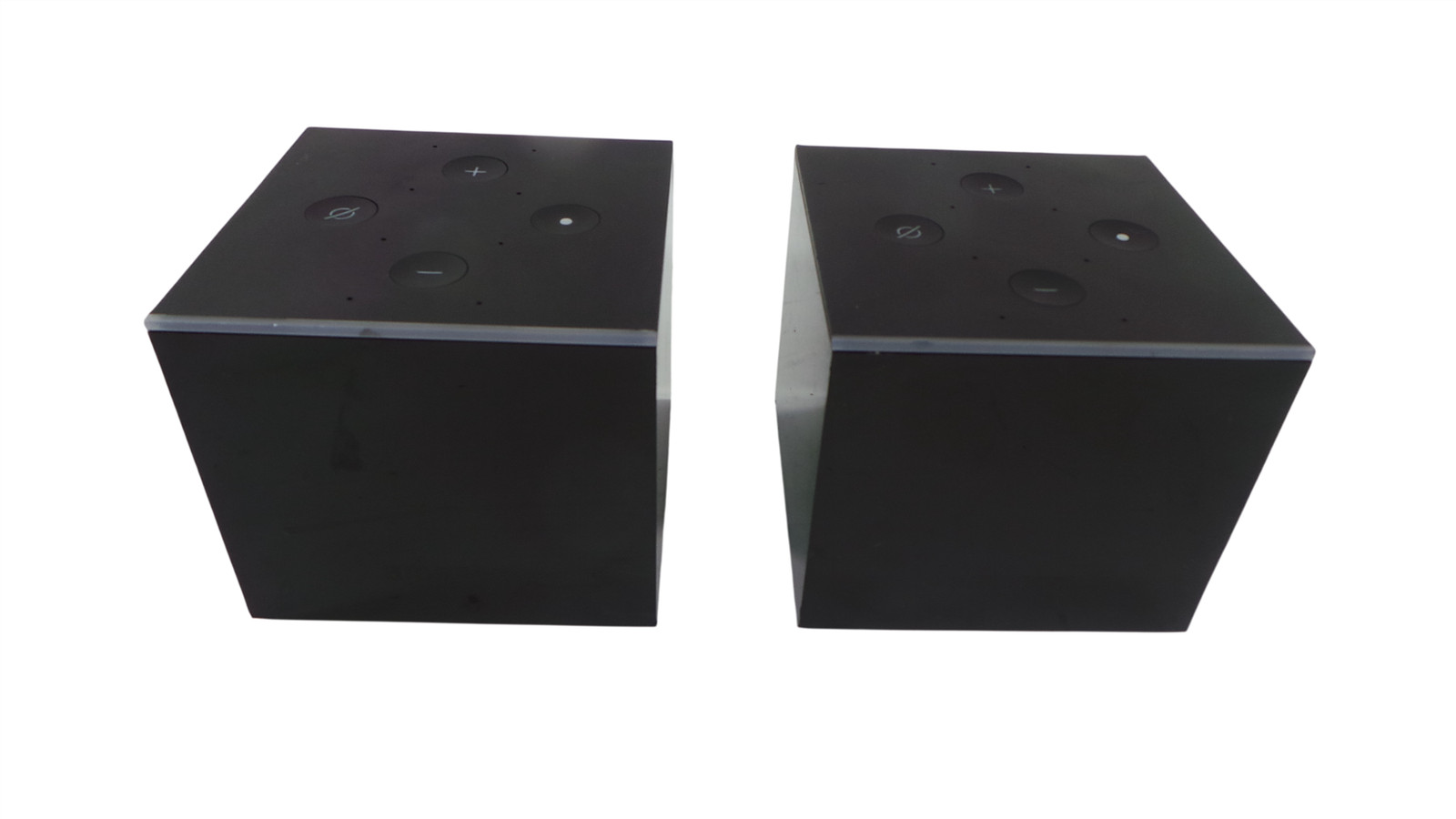 Lot of 2 Amazon Fire TV Cube 1st Gen EX69VW Ultra HD Streaming with Alexa