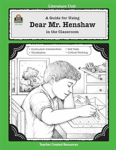 A Guide for Using Dear Mr. Henshaw in - Paperback, by Bolton Angela - Very Good